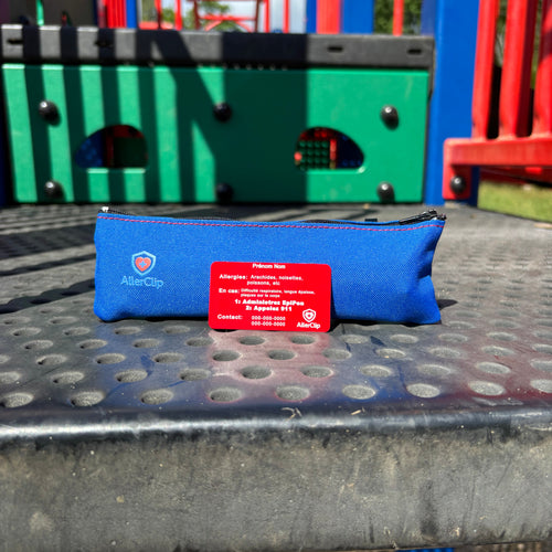 Étui AllerClip avec carte médicale